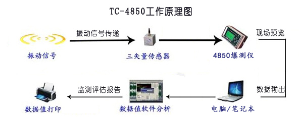 4850爆破測(cè)振儀原理圖片